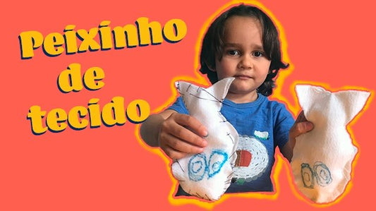 Costurando um peixinho de tecido | Editora Datum