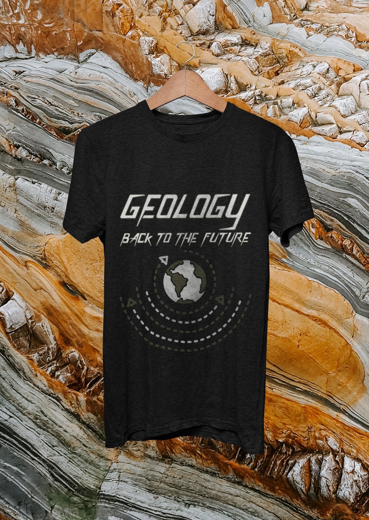 Camiseta Geology Back to the Future - Masculina/Unissex, Feminina/Baby Long -camiseta- Editora Datum