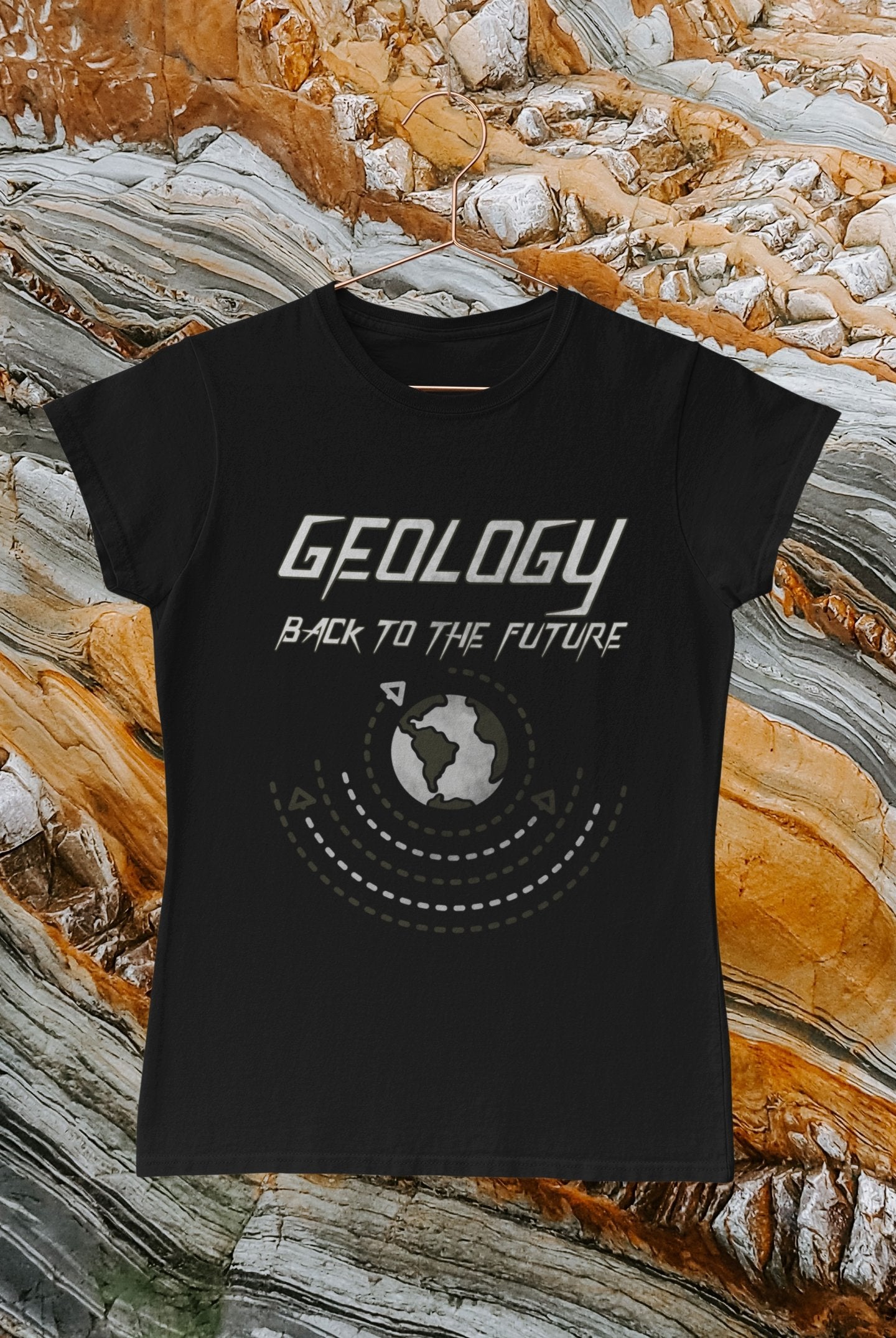 Camiseta Geology Back to the Future - Masculina/Unissex, Feminina/Baby Long -camiseta- Editora Datum