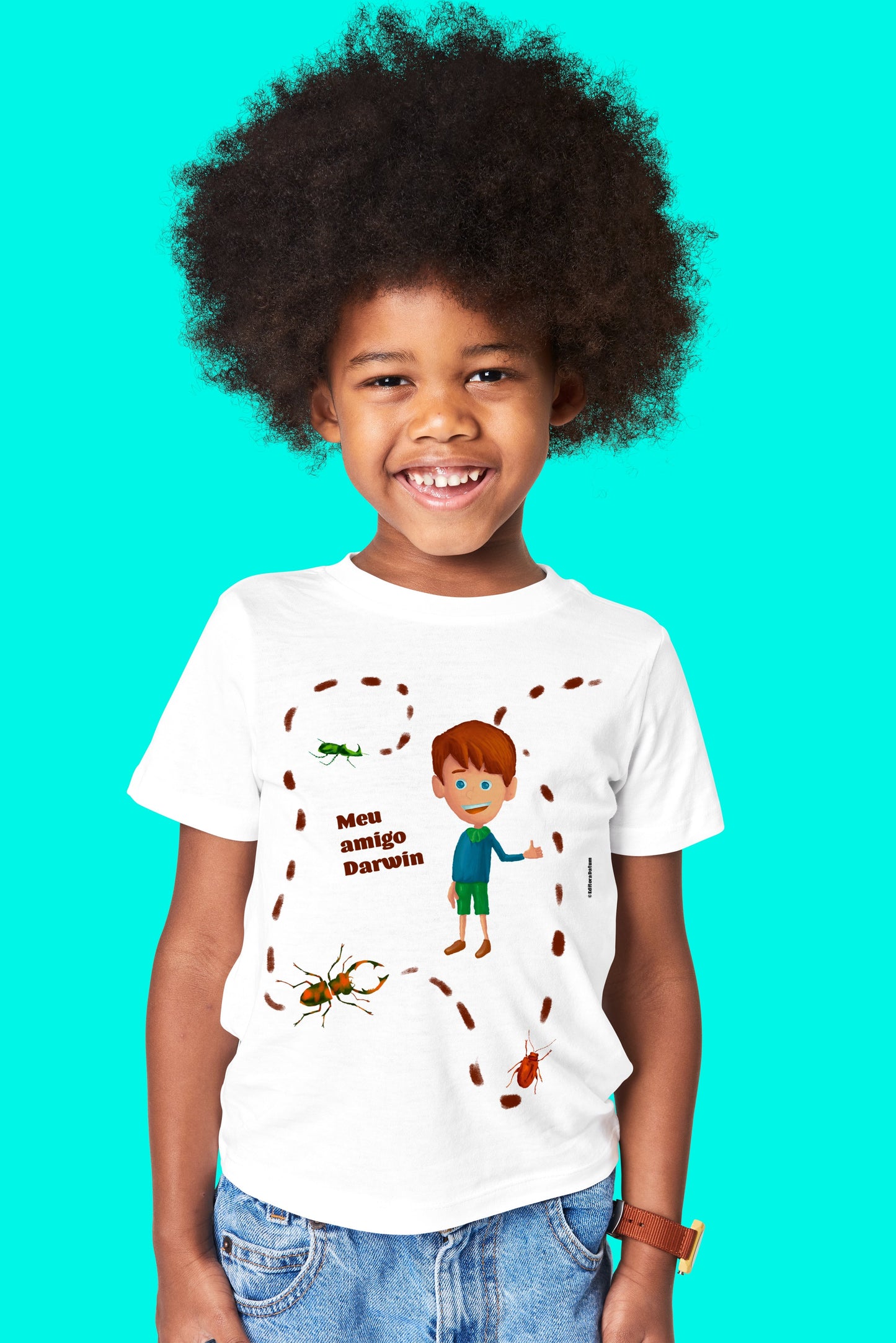 Camiseta Infantil - Meu amigo Darwin -camiseta- Editora Datum