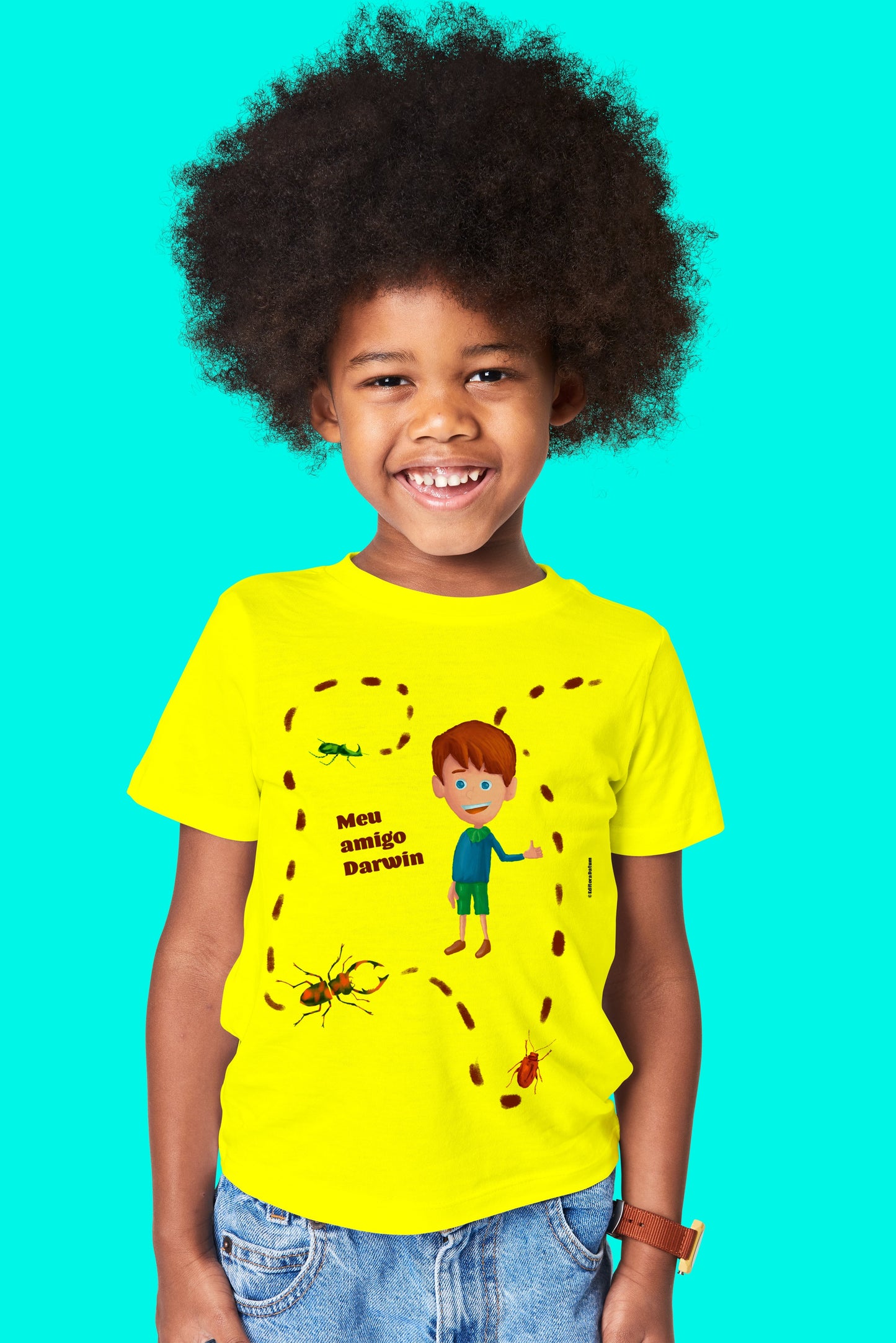 Camiseta Infantil - Meu amigo Darwin -camiseta- Editora Datum