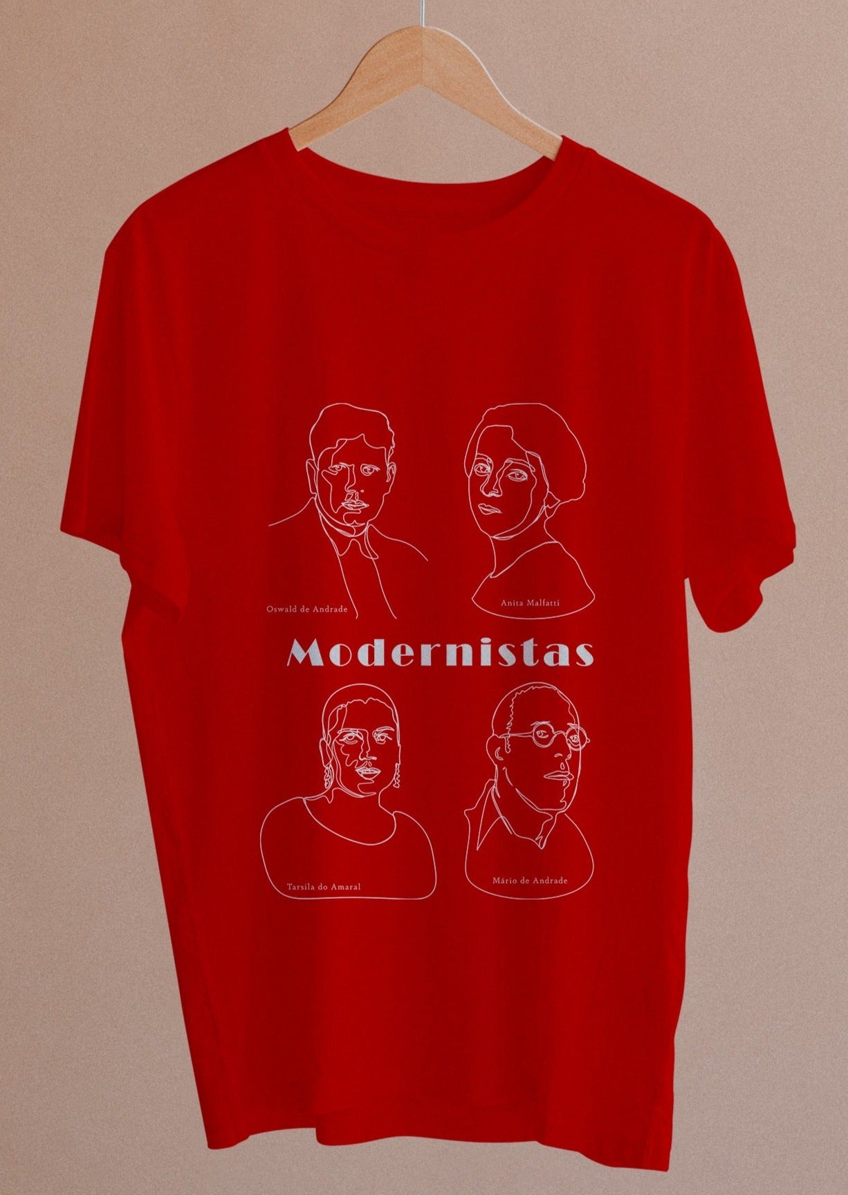 Camiseta Modernistas - Masculina ou Feminina -Camisetas e tops- Editora Datum