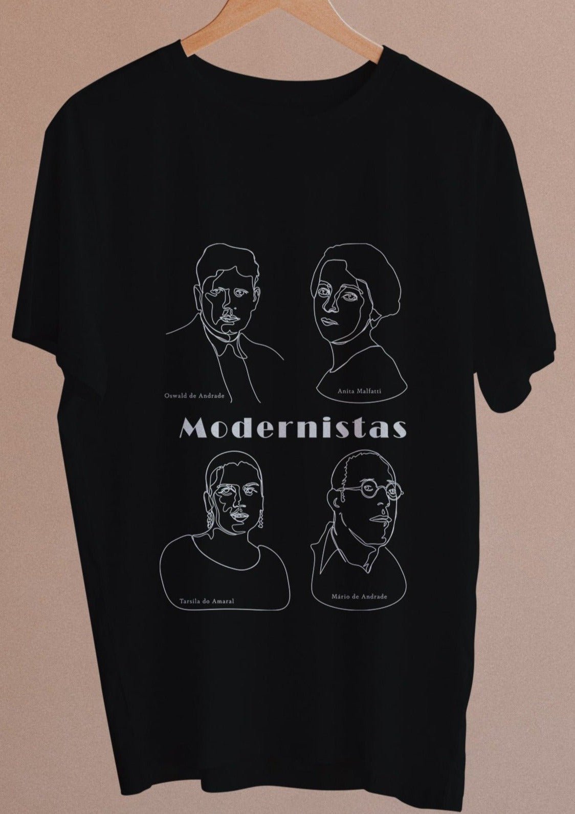 Camiseta Modernistas - Masculina ou Feminina -Camisetas e tops- Editora Datum