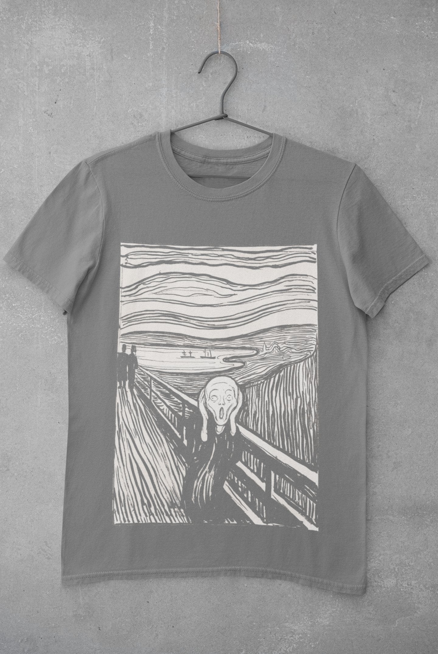 Camiseta O Grito - Edvard Munch - Feminina -camiseta- Editora Datum