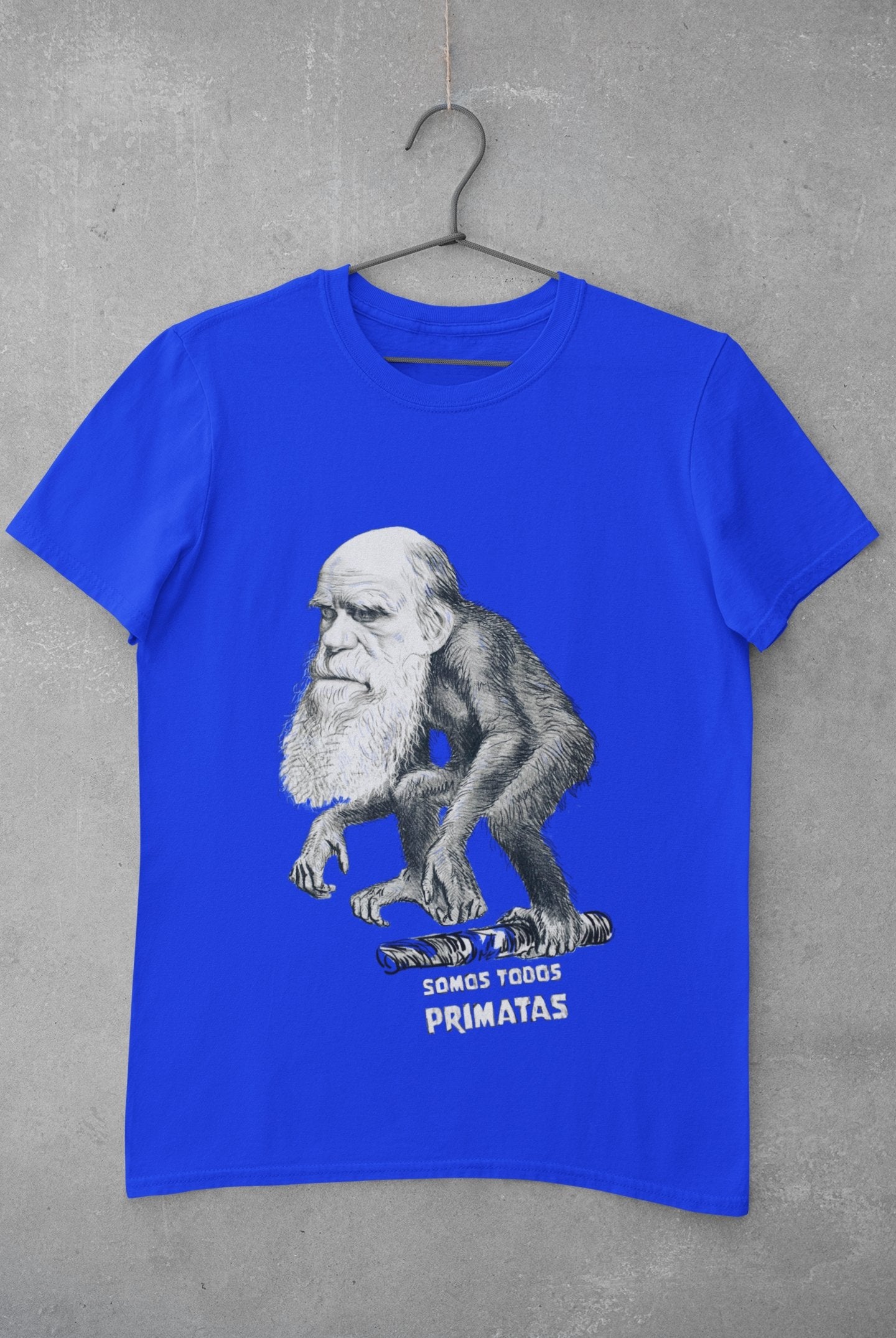 Camiseta Somos Todos Primatas - Darwin - Feminino -camiseta- Editora Datum