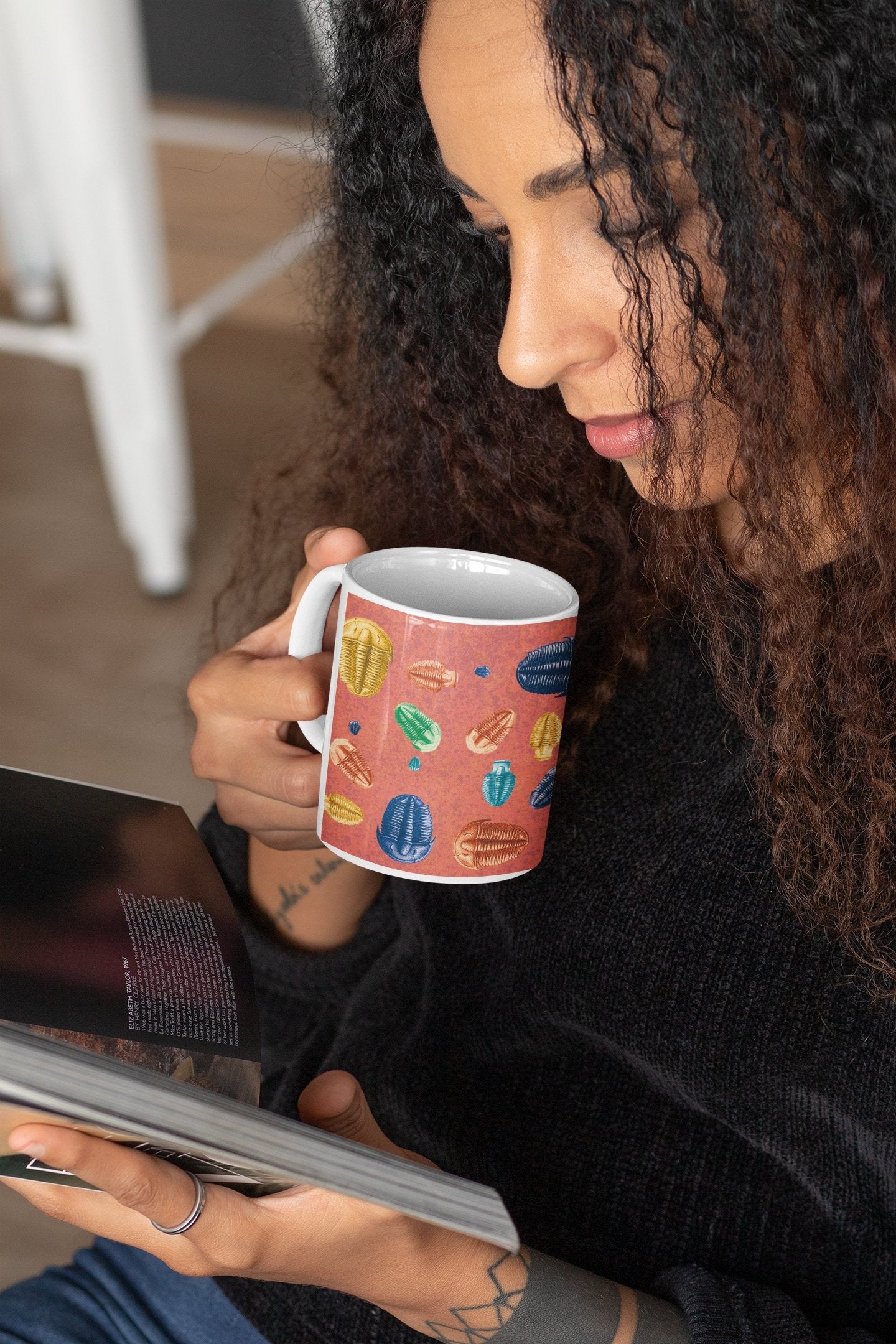 Caneca Trilobita - Paleontologia/ Geologia/ Biologia -caneca- Editora Datum