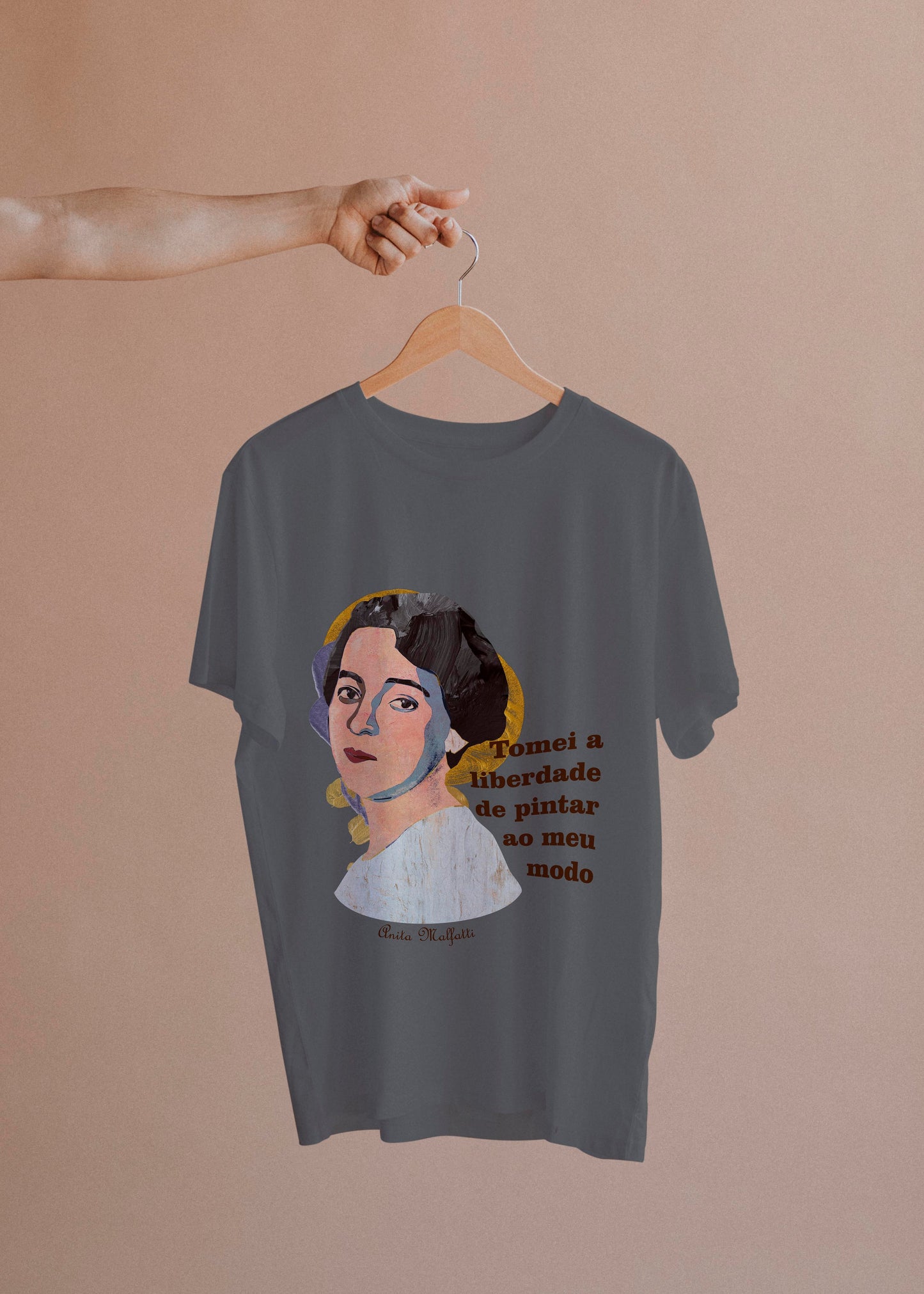 Camiseta Anita Malfatti - Masculino -camiseta- Editora Datum