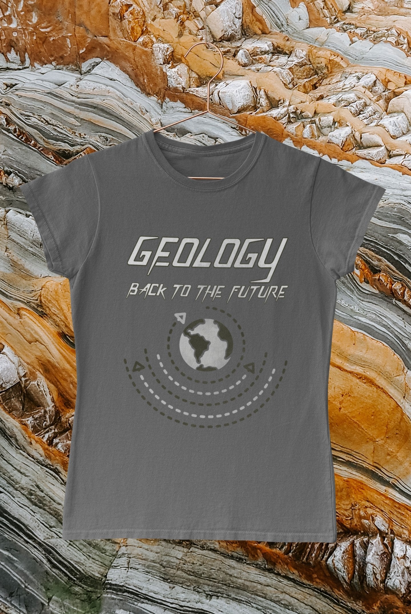 Camiseta Geology Back to the Future - Masculina/Unissex, Feminina/Baby Long -camiseta- Editora Datum