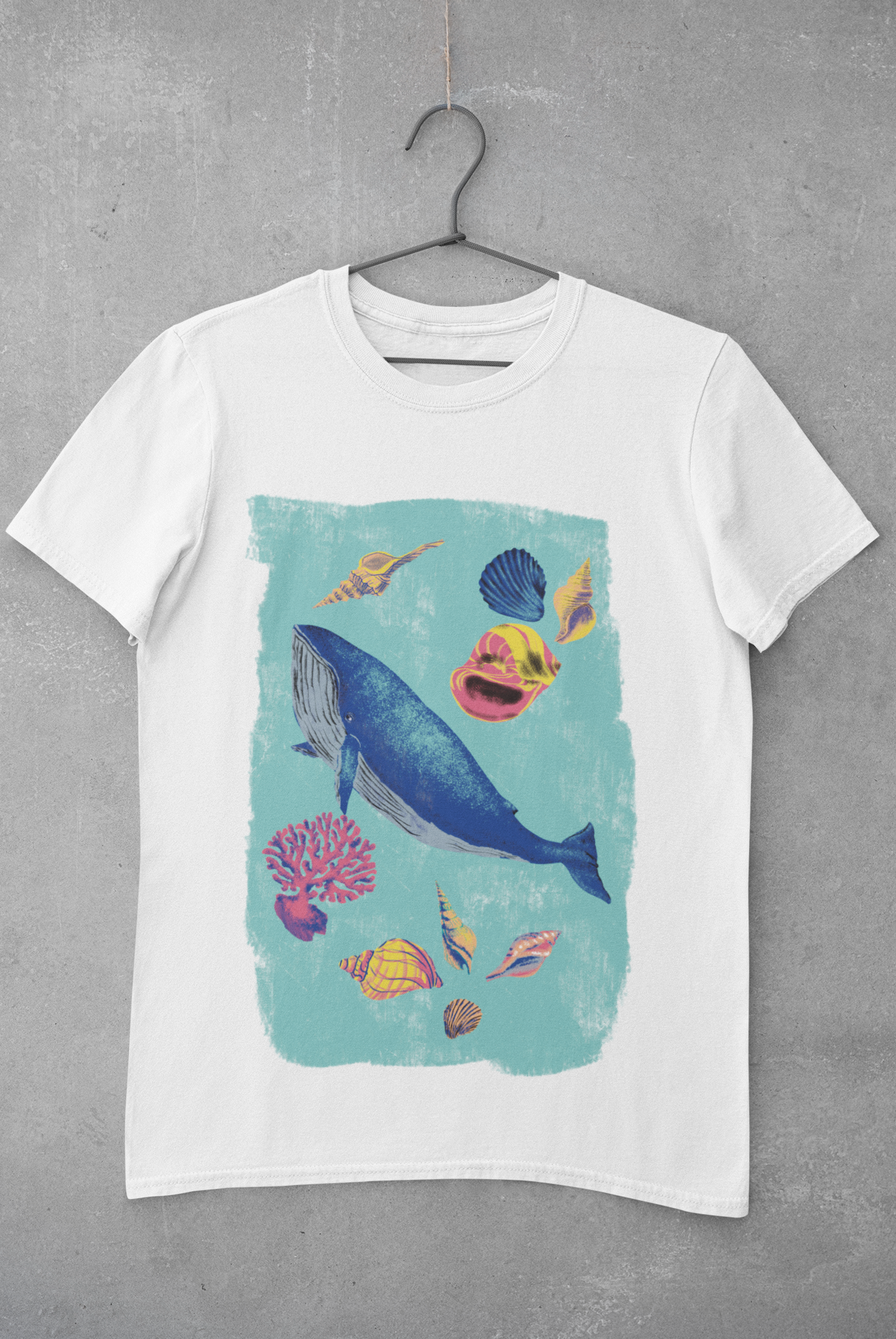 Camiseta Mar Profundo - Feminino -camiseta branca - Editora Datum